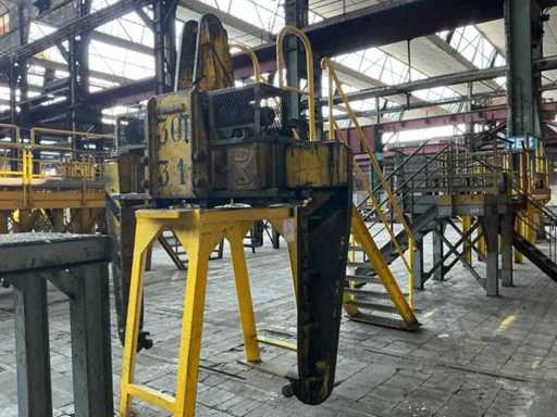 Heppenstahl Spoelgrijper met standaard