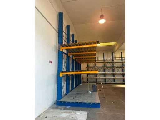 2016 LEONI SISMO Cantilever shelving without content(2200 depth) , 6 pylons