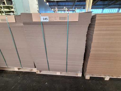   Pallet with cardboard boxes