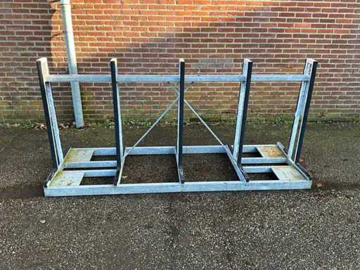 Suport de sticlă cu două fețe 240x80x113cm