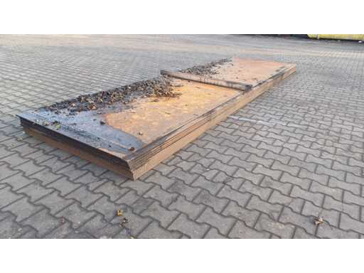 Stalen rijplaten (12x)