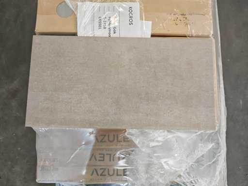 Piastrelle murali Azulev Timeless Gris Mat 30x60 cm 5,18 m²