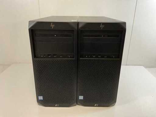 HP Z2 G4, Core(TM) i7 8th Gen, 16 GB RAM, 512 GB NVMe, NVIDIA Quadro P2200 5GB WorkStation (2x)