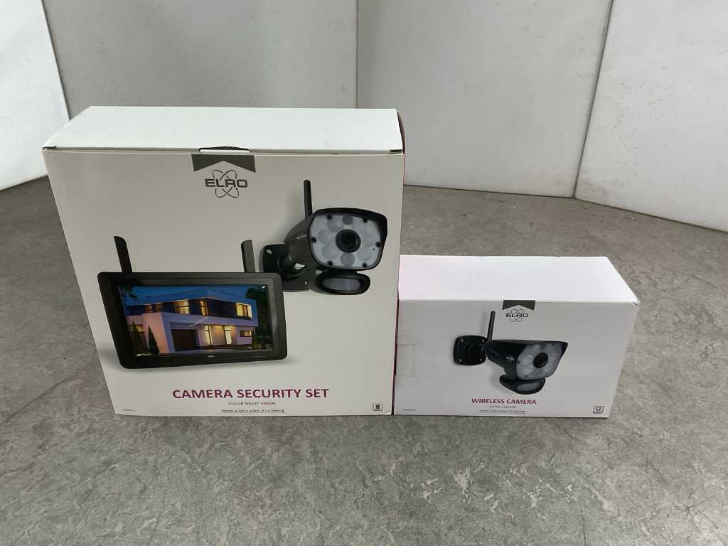 Elro - CZ60RIP - ensemble de caméras de sécurité à vision nocturne couleur avec application