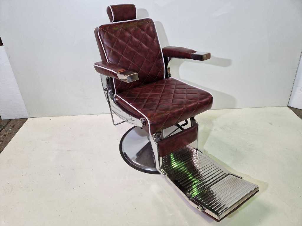 Figaro - Sicillia - Barber Chair - Retro Chair - Dark Red (2x)