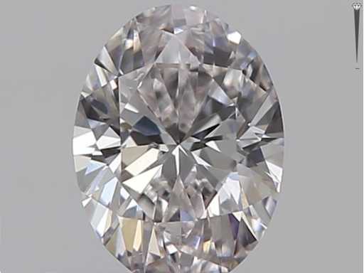 Diamond 0.40 carat natural pink oval cut diamond