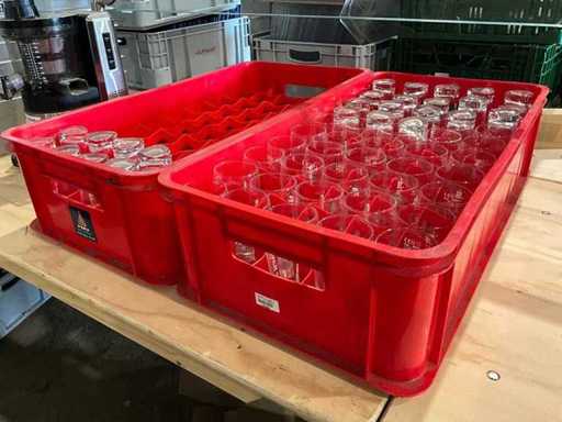 50-compartment glass crate (2x)