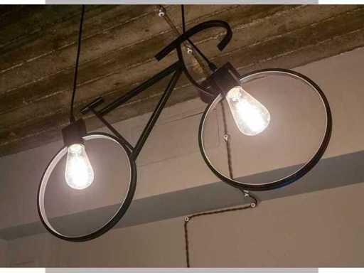 4 x Bici pendel armatuur zwart