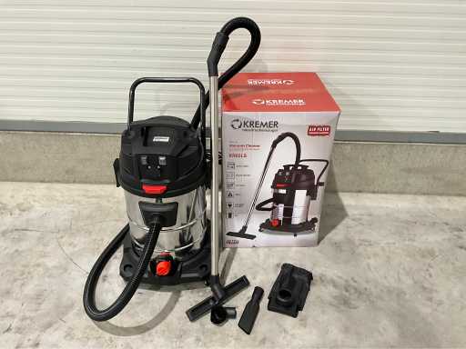 Kremer - 2025 - 65 litri roșu - Aspirator industrial