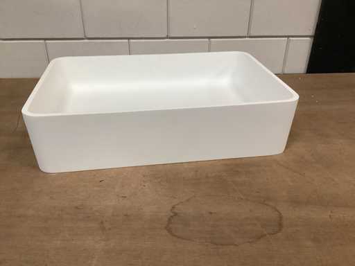 Differnz sink 60x40 cm, composite, white