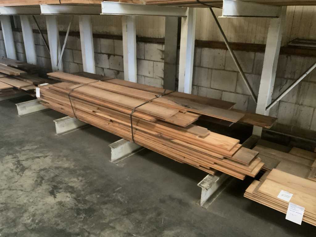 100m Larch floor wood