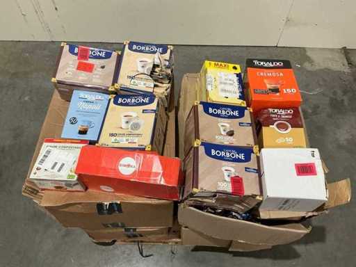 Pallet Various coffee products