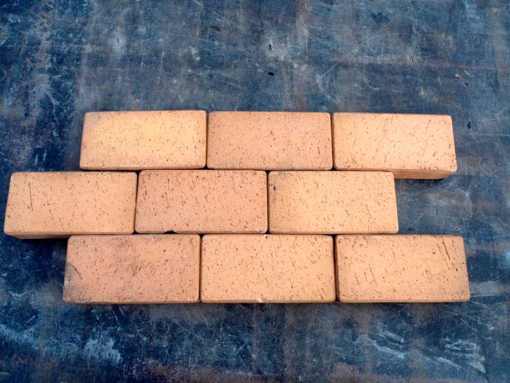 Old baked bricks 9,6m²