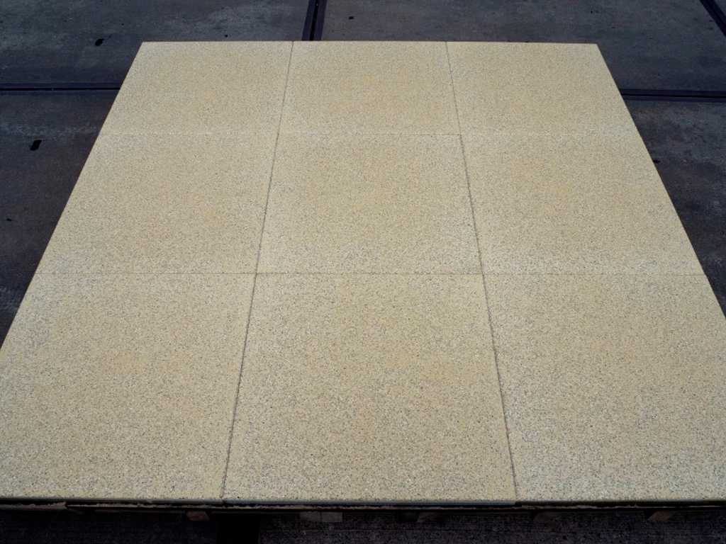 Concrete garden tiles 122,4m²
