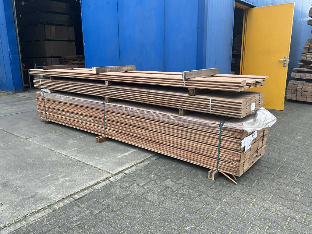 Keruing Parti di legno duro Rabat 4000 x 135 x 24 (169x)