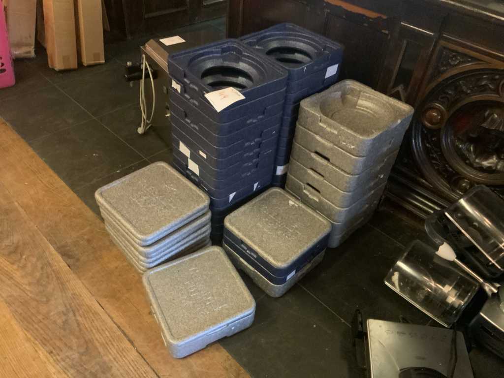 Batch of thermo boxes