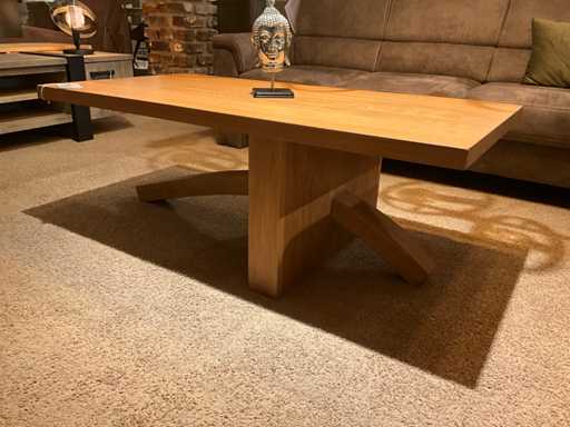 D?bowy stolik kawowy