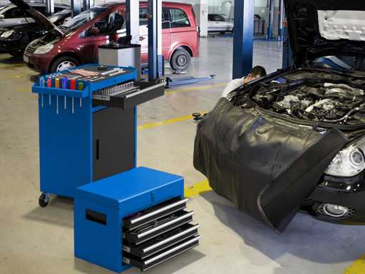 2-in-1 rollende gereedschapskist met 5 afsluitbare schuiflades
