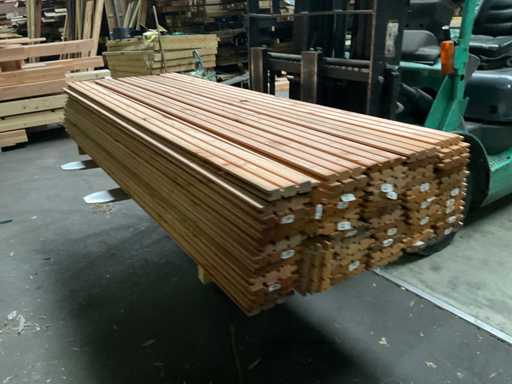 Douglas triple rhombus blokhoutprofiel - 225x14,5x2,8 cm (61x)