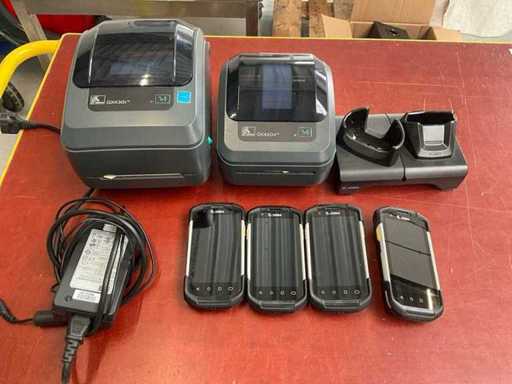 Zebra Labelprinters en handscanners (3x)