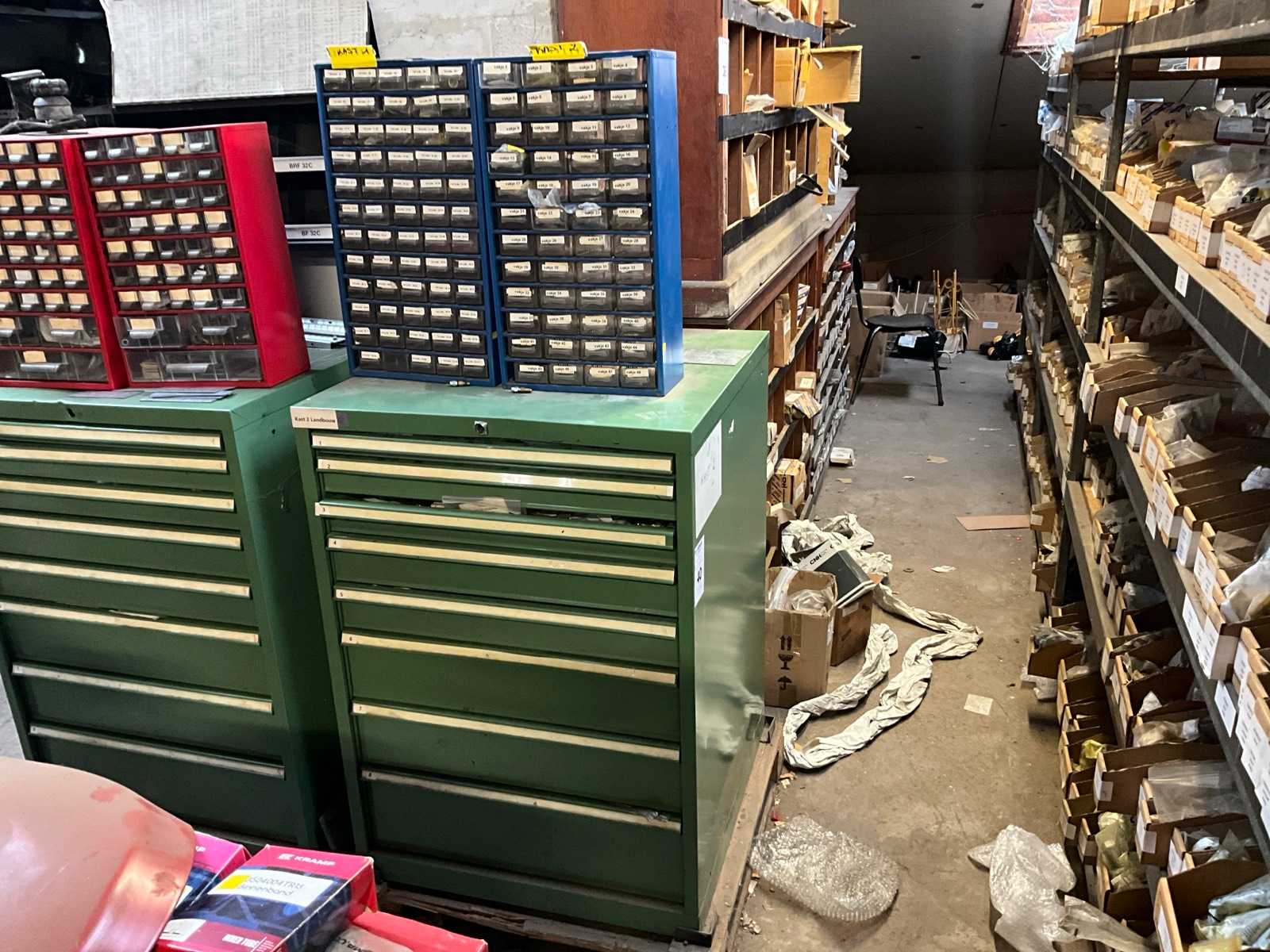 New Holland Chest of Drawers with Spare Parts Contents