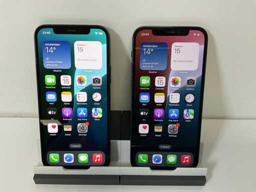 Apple iPhone 12 - 64GB - Nero (2x)