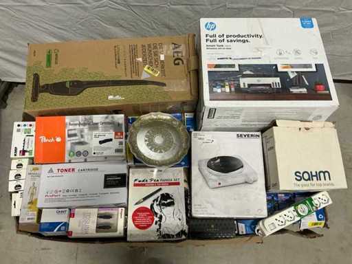 Marchandises de retour de palettes