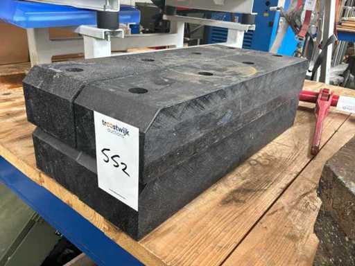 Blocco di supporto in plastica (4x)