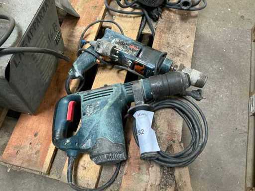 Bosch GBH3-28FE / GSB18RE perceuse (2x)