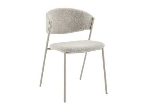 fonQ - Cupp Eetkamerstoel - Beige - Eetkamerstoel (4x)