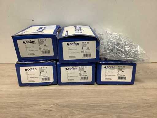 Divers rivets Cofan Pop