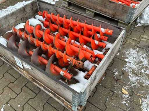 Diverse grondboor (9x)