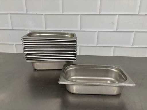 Edelstahl – Gastronorm-Tray (15x)