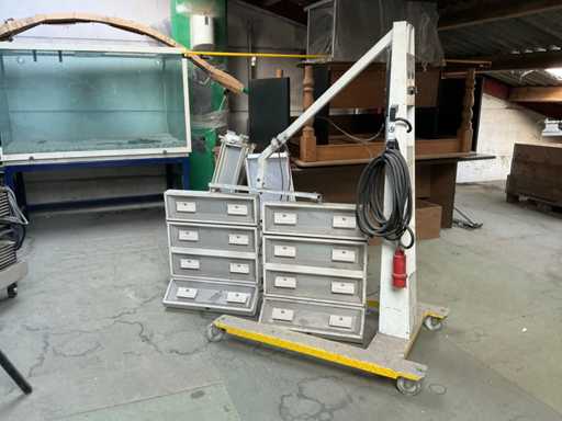 DE BOCK SIR-16 Mobile infrared lamp