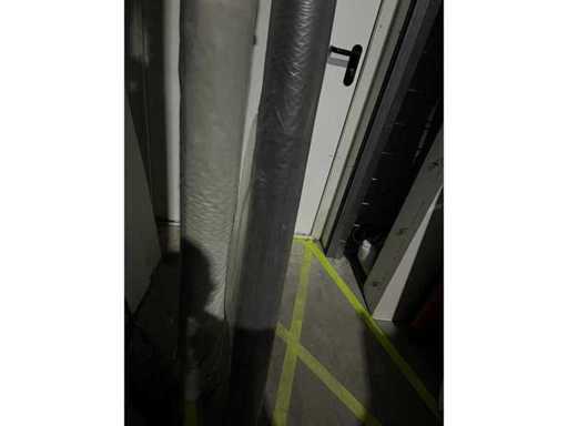 Decotex rol zonder zwart - paars/blauw - Decor object (2x)