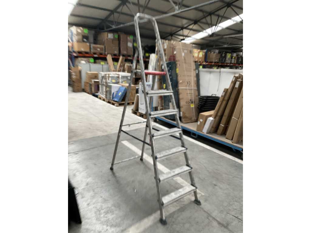 Foldable alu stepladder