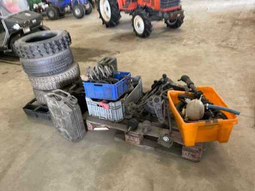 Partij auto materialen