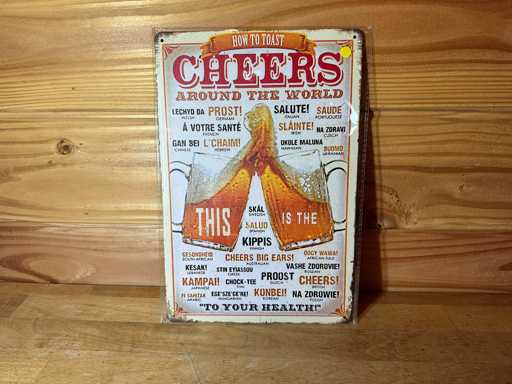 - Cheers - Mancave decoratie