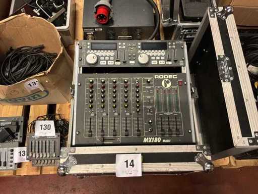 Rodec MX180MK3 disco bar + lettore doppio CD Synq CDX-1 