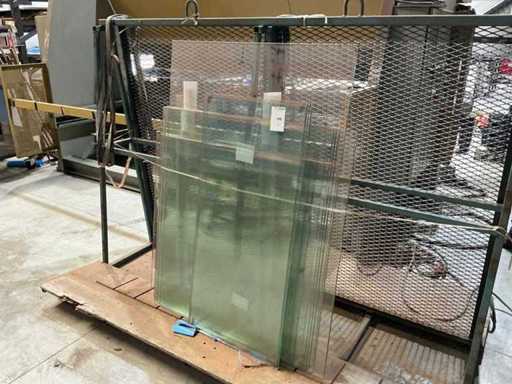 Lot of balustrade 5/5/2 glass