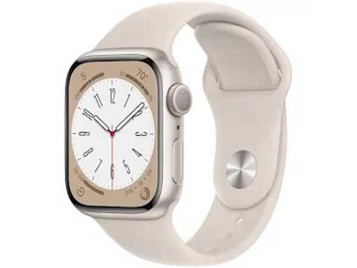 Apple - Series 8- Smartwatch GPS Starlight Aluminium
