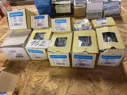 Ösenschrauben, Schachtel, Schrauben