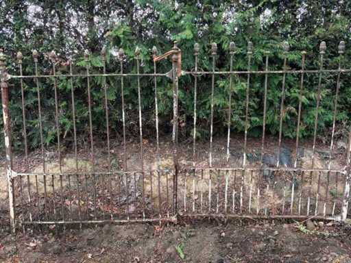 Porte antique 300 cm 163 cm Porte de jardin