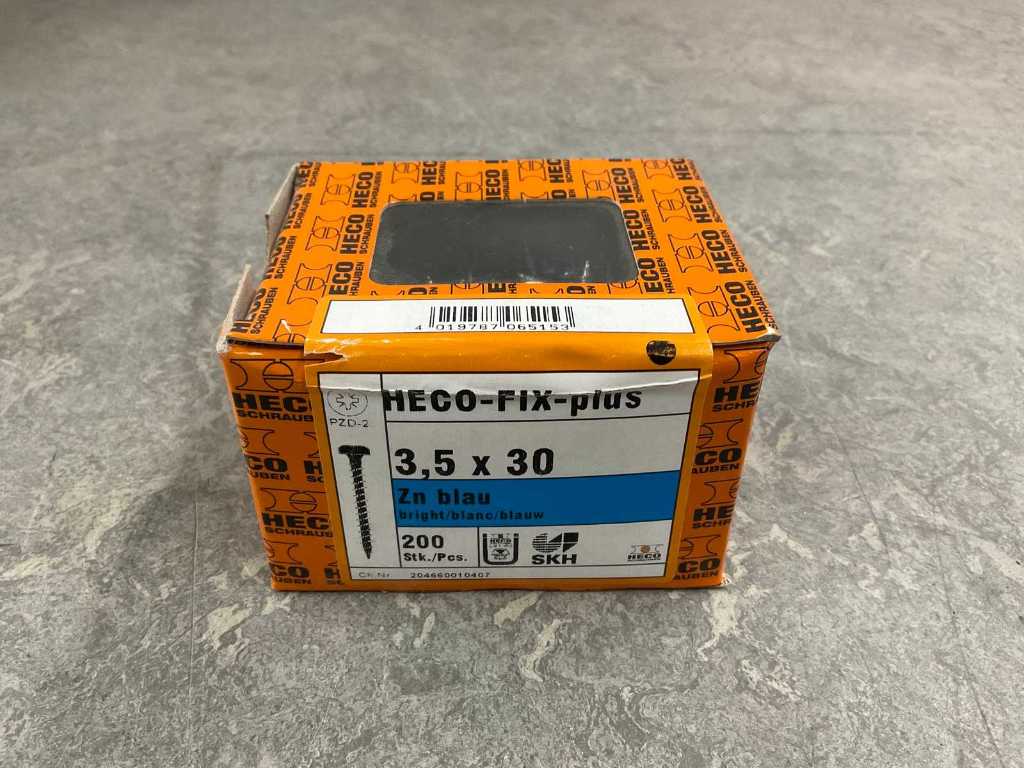 Heco - FIX-Plus - tête de filtre - filetage complet - vis pour panneaux d’aggloméré 3,5x30 mm (25x)
