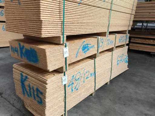 OSB plates 12mm 2500x675mm (19x)