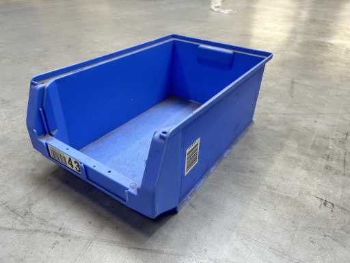 (80x) Warehouse bin with grab opening 500x300x200mm 
