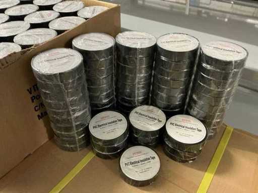 Bandă de izolație electrică PVC Lot Viteko 0,2mm x 19mm x 20m neagră (1810x)