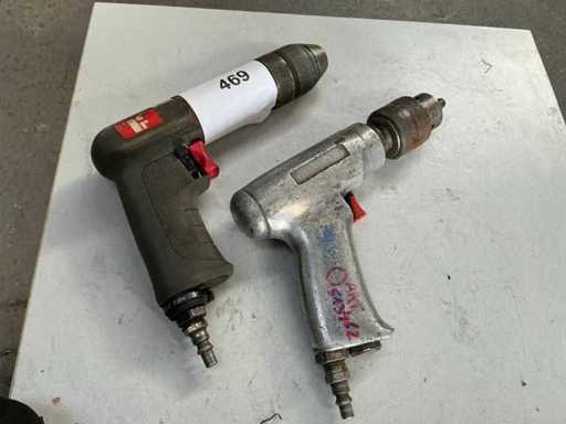 Pneumatic drilling machine (2x)
