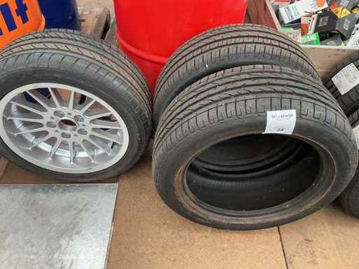 Autoband (3x) + 1 x velg