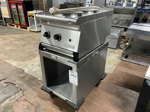 Double hob on mobile unit